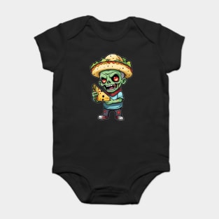 Quesadilla Taco Zombie Baby Bodysuit